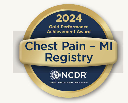 Gold Performance Achievement Award – Chest Pain – MI Registry (2024)