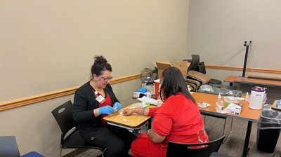 Blood test table Photo