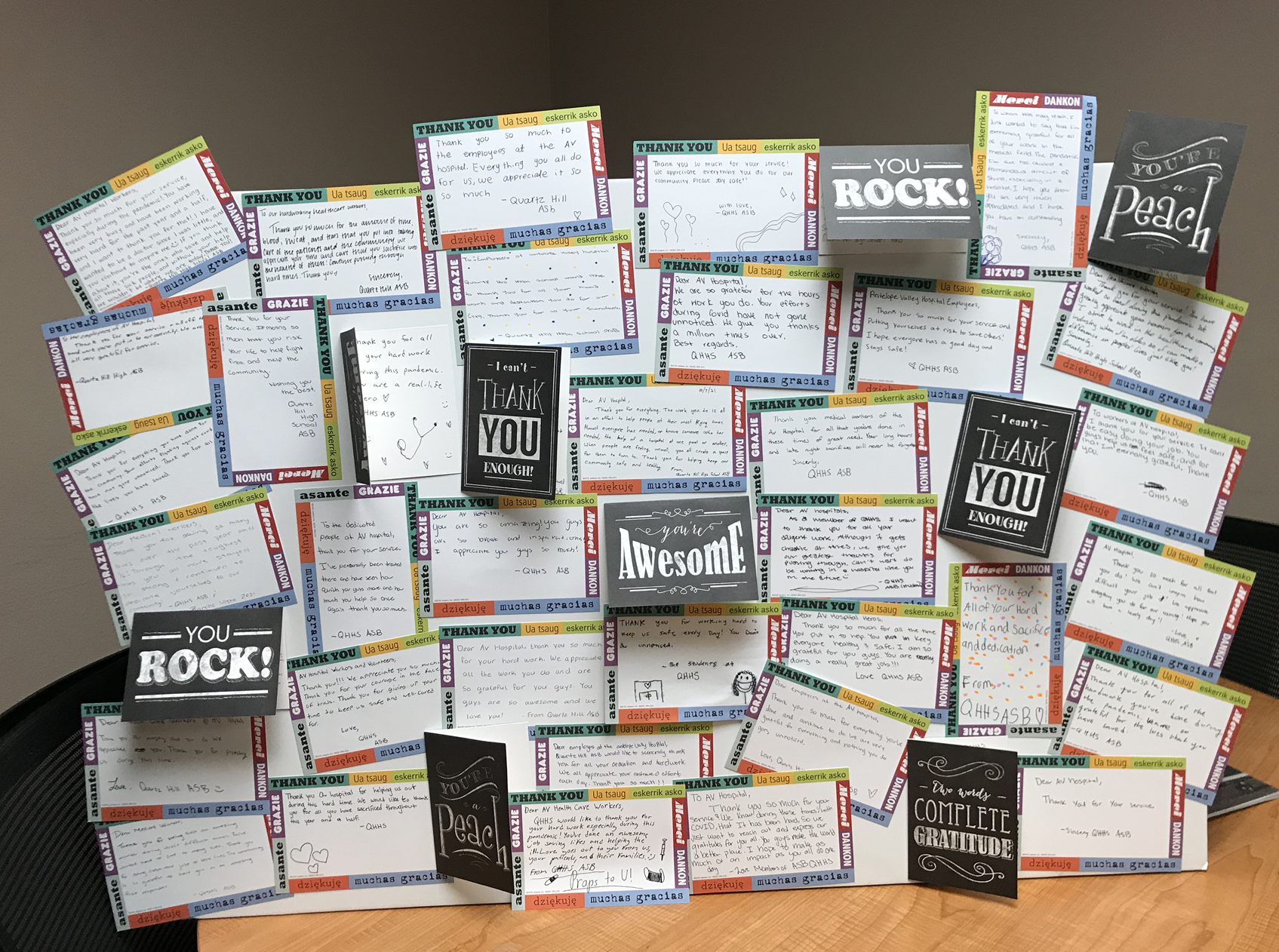 Quartz Hill Thank You Cards