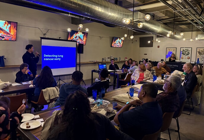Kenny Irving leading a presentation for AVMC