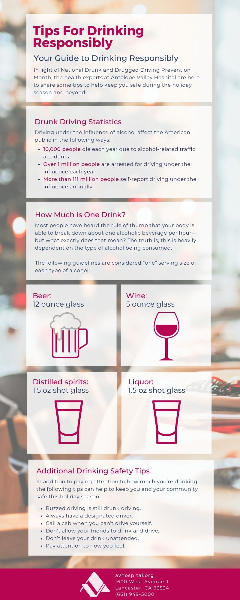 Tips For Drinking Responsibly