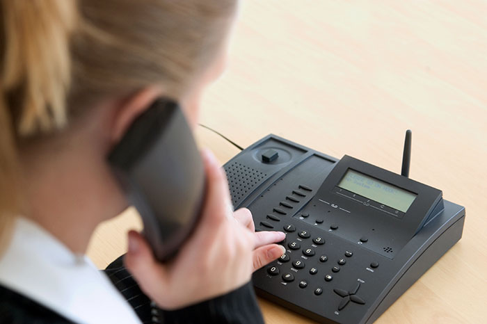 woman on the phone