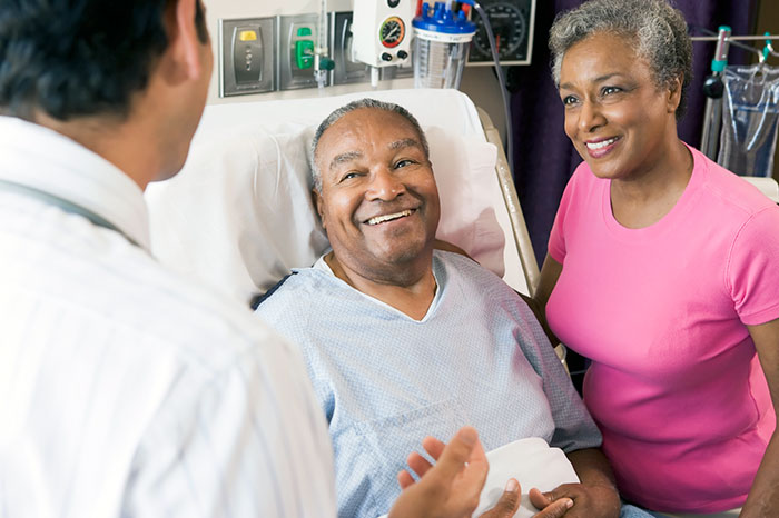 patient smiling 