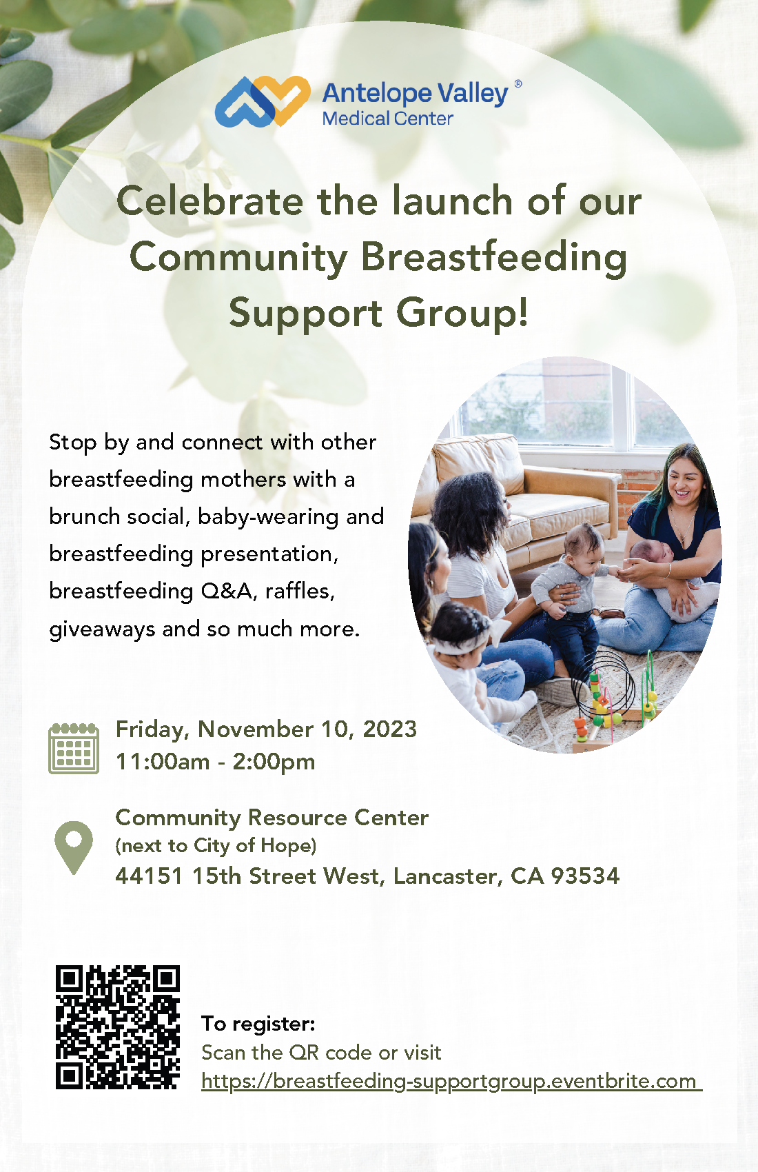 FINAL Community Breastfeeding Launch Invitation