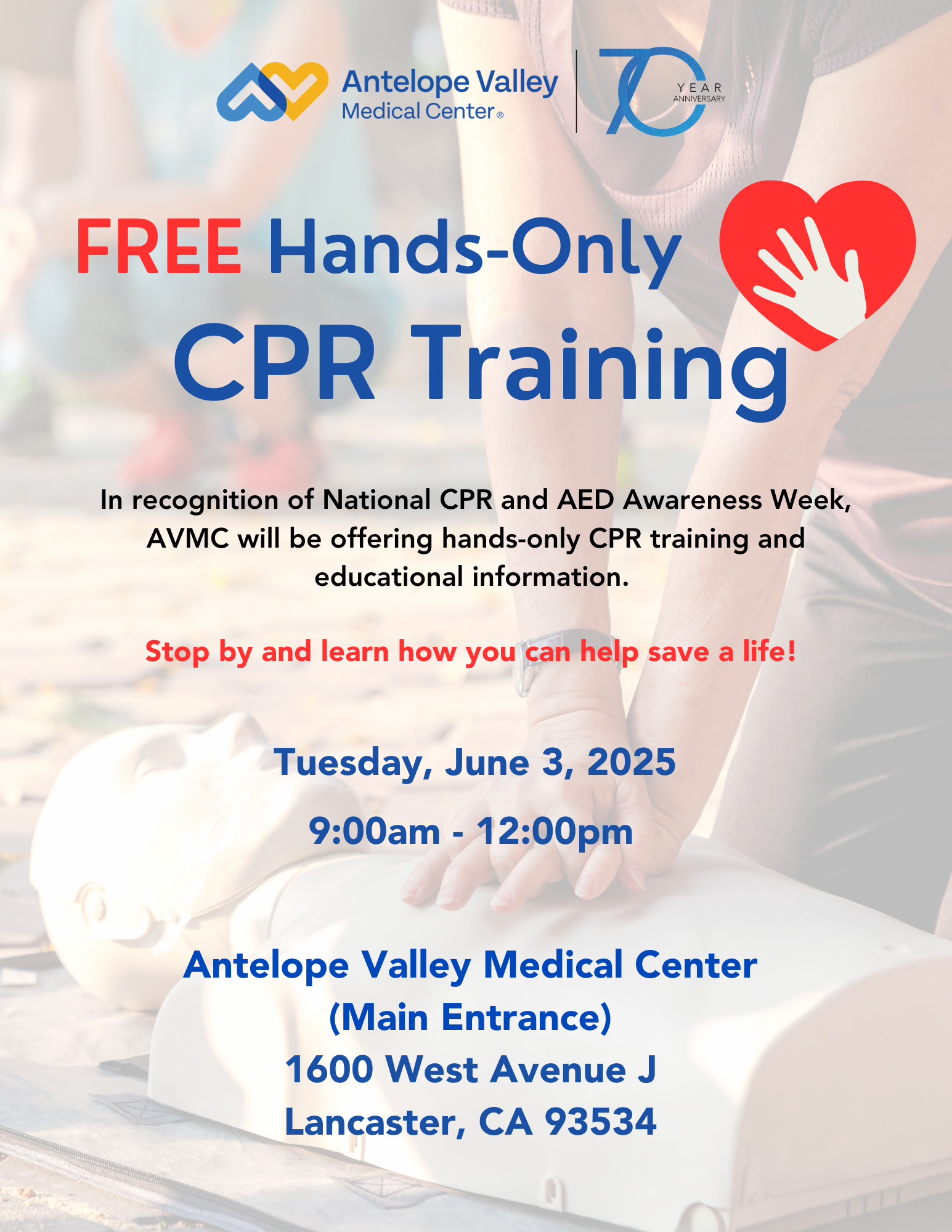 Sidewalk CPR Flyer 8 5 X 11 In)